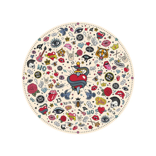 Boca Vinyl Placemat | Round