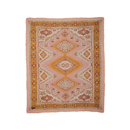 Dunes Throw Blanket | Pink Sands