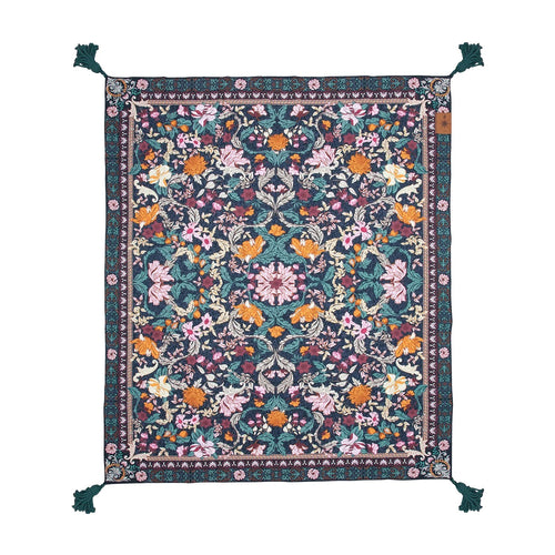 Flora Picnic Rug | Emerald Forest