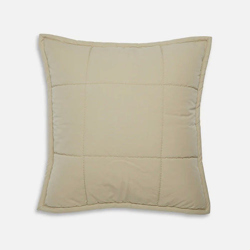 Pony Rider Organic Quilted Sham | Light Safari