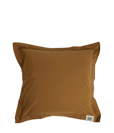 Pony Rider Organic Canvas Sham | Tobacco Brown