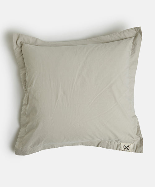 Pony Rider Organic Canvas Sham - Stone