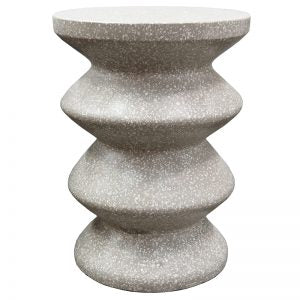 Terrazzo Stool - White